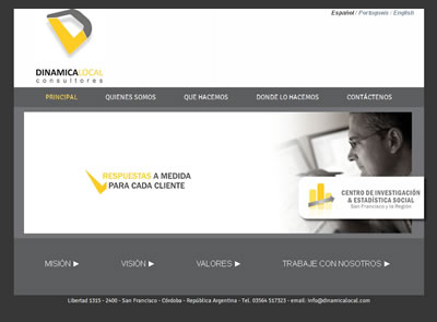 <b>Dinmica Local</b><br/>Consultora dedicada a invetigaciones empresariales, comunicacin estratgica, opnin pblica, consultora poltica. 