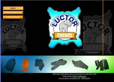 <b>Luctor Cueros</b><br/>Empresa fabricante de todo tipo de elementos de seguridad en cuero como guantes, polainas, sacos, delantales...