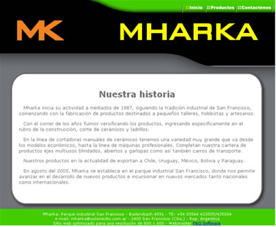 <b>Mharka</b><br/>F&aacute;brica de motores, reductores, electrobombas y ventiladores axiales.