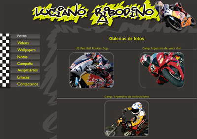 <b>Ribodino competición</b><br/>Sitio web oficial de esta familia de corredores de motos con espectacular futuro dentro del motociclismo nacional.